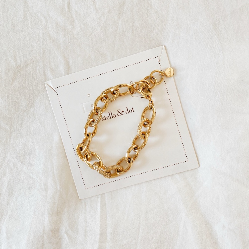 Stella & Dot Christine Link Bracelet